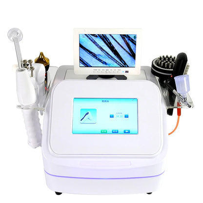 2 HD Detector 50X 200X 7 In 1 Hair Loss Treatment Analyzer Analysis And Scalp Machine With Massage Comb