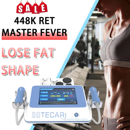 2 in 1 448K Slimming Device Pain Reduction Muscle Shaping Cellulite Reduce Massage Therapy Facial Rejuvenation and Lifting