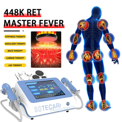 2 in 1 448K Slimming Device Pain Reduction Muscle Shaping Cellulite Reduce Massage Therapy Facial Rejuvenation and Lifting