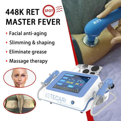 2 in 1 448K Slimming Device Pain Reduction Muscle Shaping Cellulite Reduce Massage Therapy Facial Rejuvenation and Lifting