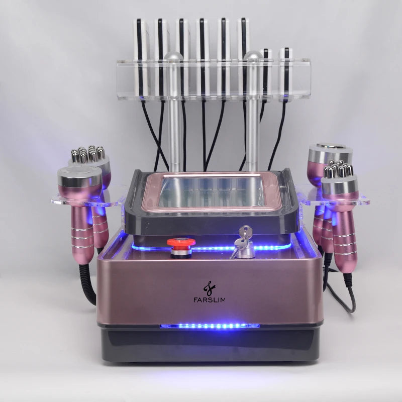 6 in 1 Cavi Machine 80k Rf Radio Frequency Cavit Machine Vacuum Rf Skin Tightening s Shape Cavit Machine