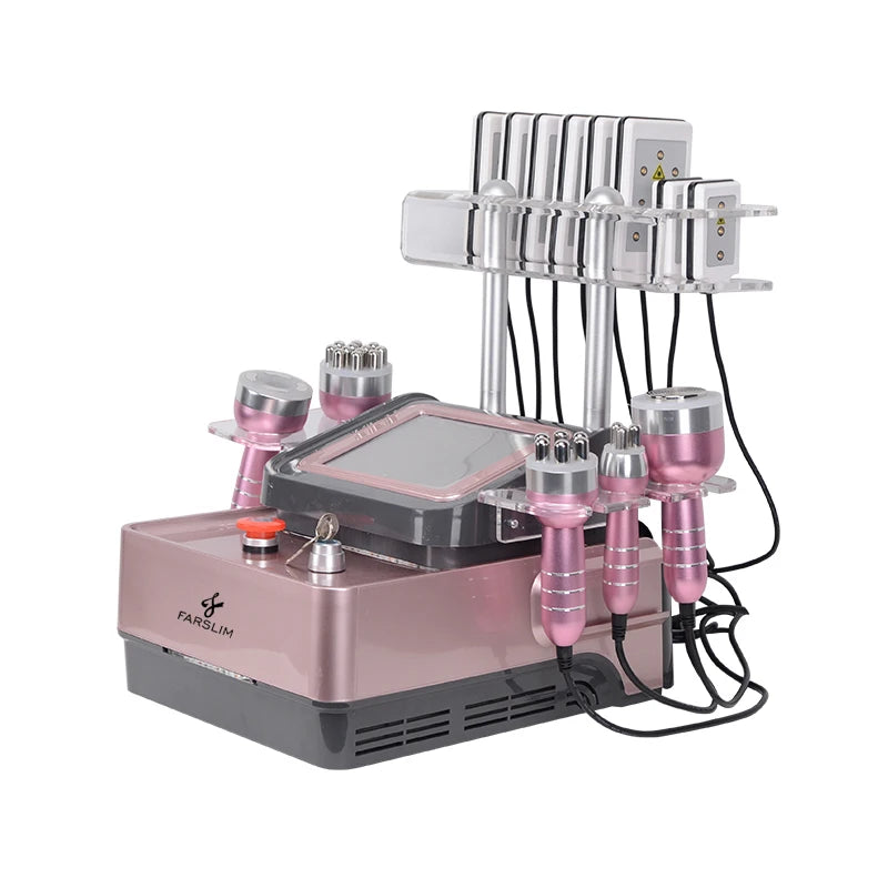 6 in 1 Cavi Machine 80k Rf Radio Frequency Cavit Machine Vacuum Rf Skin Tightening s Shape Cavit Machine